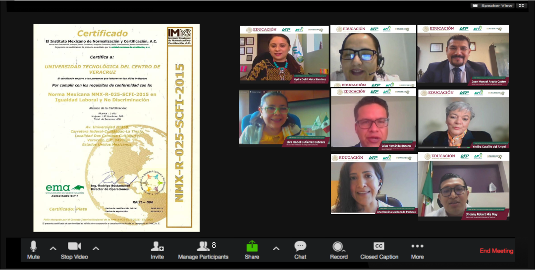 UTCV SEDE DEL FORO VIRTUAL "CONSTRUIR LA IGUALDAD A TRAVÉS DE LA EDUCACIÓN SUPERIOR"